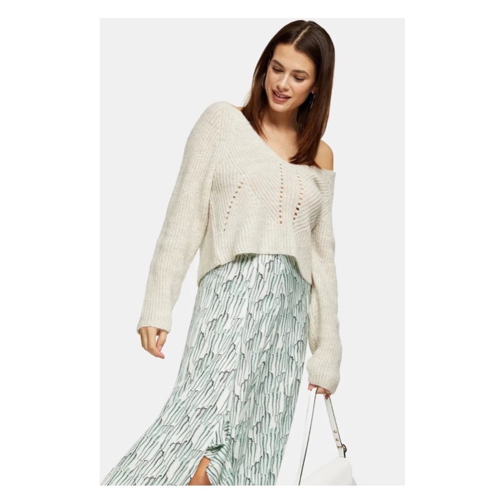 LIKE NEW Wisteria Ruffle Midi Skirt
by Topshop